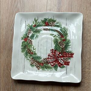 Maxcera ⭐️ Festive Wreath Holiday Plate
